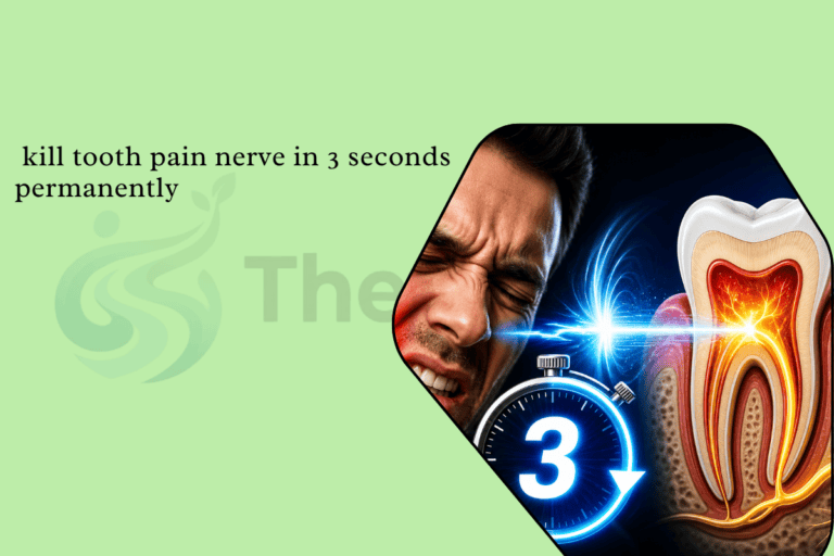 kill tooth pain nerve in 3 seconds permanently